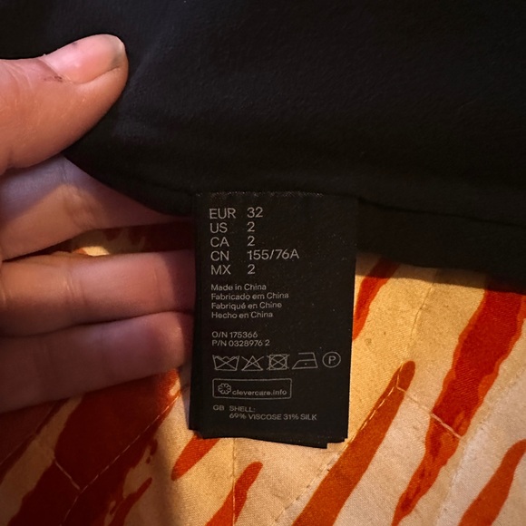 NWT Balmain H&M Black Velvet Blouse - Picture 7 of 11